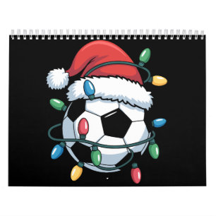Santa Fußball Sports Weihnachten Fußballspieler Kalender