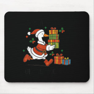 Santa Gans Auf Freiem Fuß Frohe Gänsemas Weihnacht Mousepad