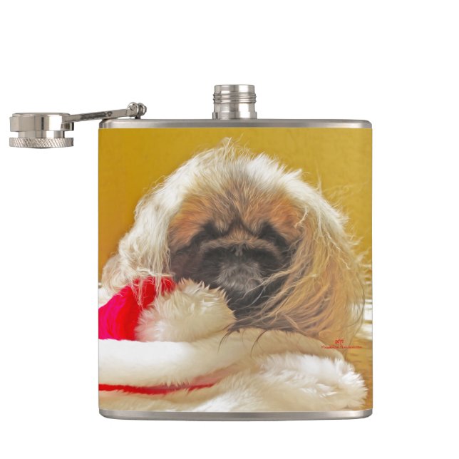 Santa gefangen flachmann (Geöffnet)