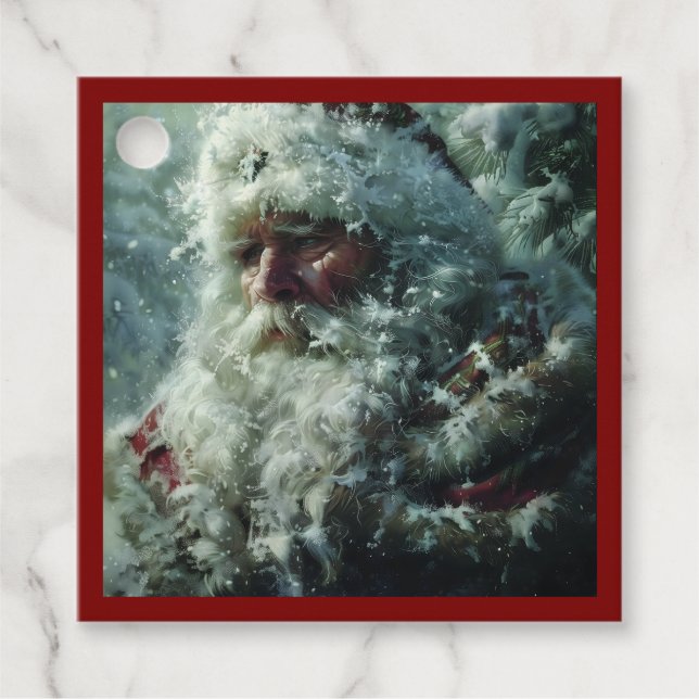 Santa Geschenkanhänger (Vorderseite)