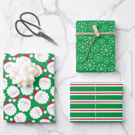 Santa Geschenkpapier Set