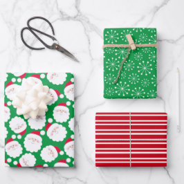 Santa Geschenkpapier Set