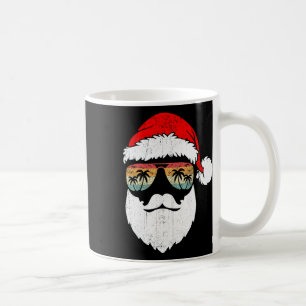 Santa-Gesicht Retro-Sonnenbrille Hawaiianischer We Kaffeetasse