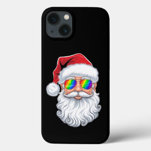 Santa-Gesicht schwule Sonnenbrille Weihnachten Xma Case-Mate iPhone Hülle