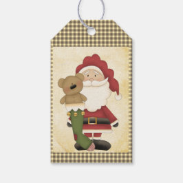 Santa Gift Tag Geschenkanhänger
