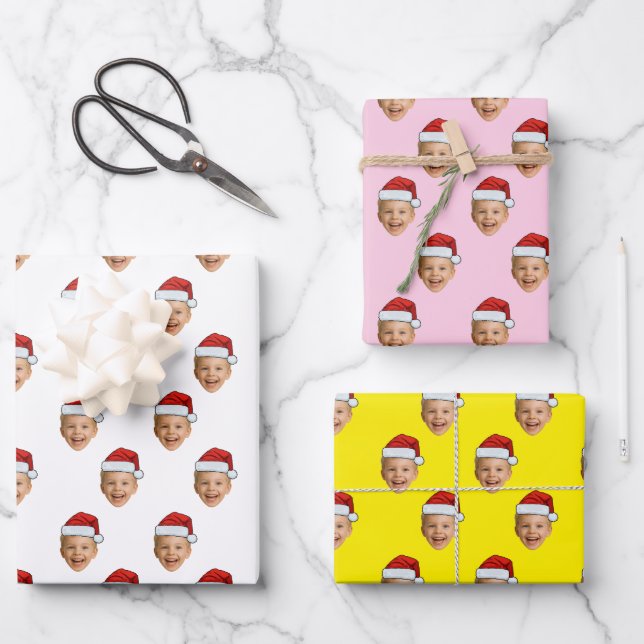 Santa Gift Wrap Geschenkpapier Set (Vorderseite)