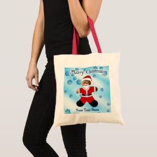 Santa Gingerbread - Frohe Weihnachten Tragetasche
