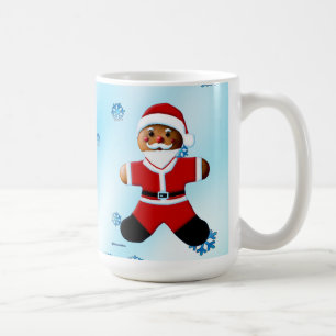 Santa Gingerbread Man Kaffeetasse