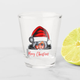 Santa Girl Schnapsglas