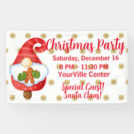 Santa Gnome Banner