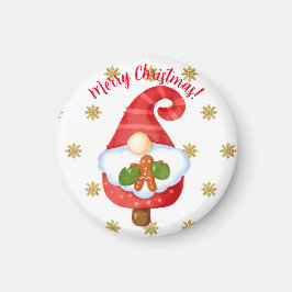 Santa Gnome Magnet