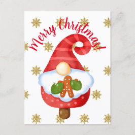Santa Gnome Postkarte