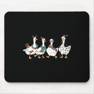 Santa Goose auf der Loose Merry Goosemas Weihnacht Mousepad