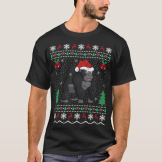 Santa Gorilla Animal Lover Xmas Geschenk an Ugly G T-Shirt
