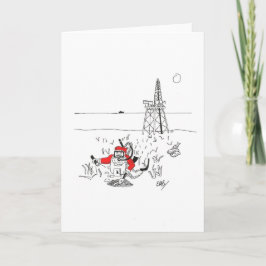 Santa Grace für Öl Feiertagskarte