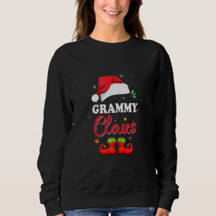 Santa Grammy Claus Matching Family Pajamas Christm Sweatshirt