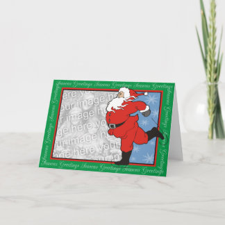 Santa Greetings Feiertagskarte