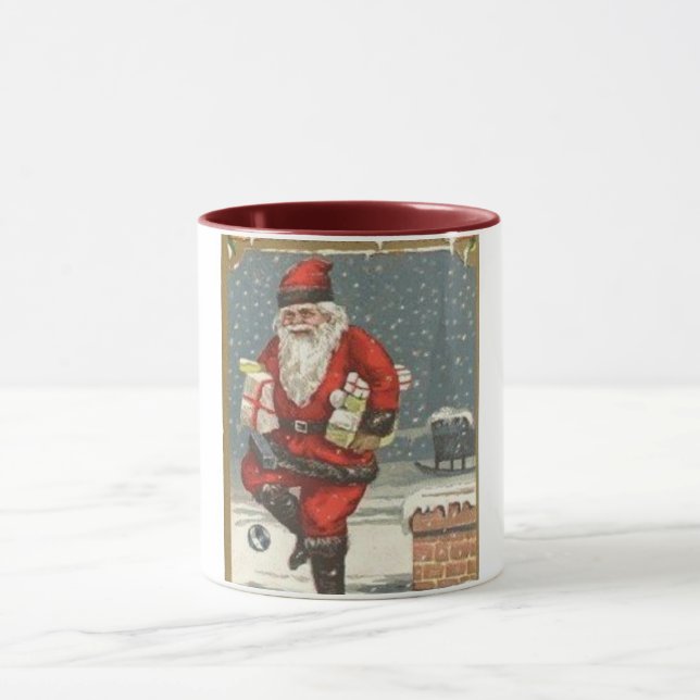 Santa Greetings Tasse (Zentrum)