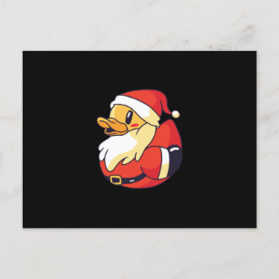 Santa Gummiente Postkarte