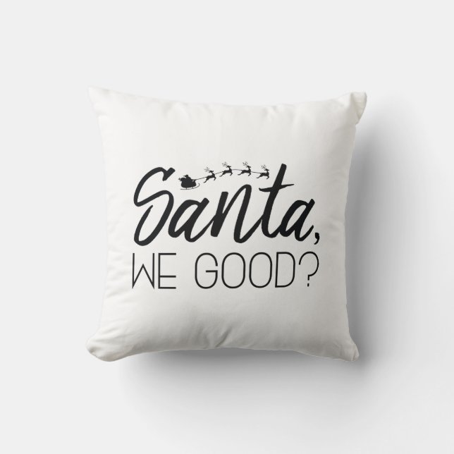 Santa, gut? kissen (Vorderseite)