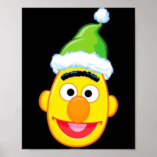 Santa Hat Bert  Poster (Vorne)