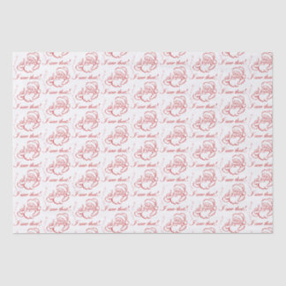 Santa hat das gesehen! seidenpapier