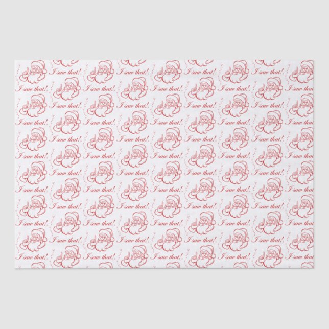 Santa hat das gesehen! seidenpapier (Vorderseite)