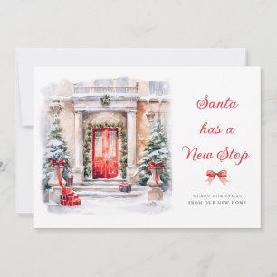 SANTA HAT EINE NEUE HALTUNG   Meldung für den Urla Feiertagskarte