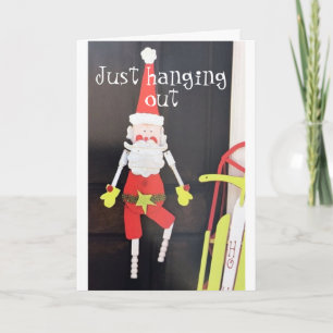 SANTA HAT SICH VERSCHIEDEN, "NUR WEIHNACHTEN" ZU S KARTE