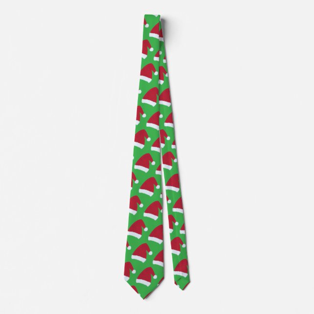 Santa Hats Christmas Ties Krawatte (Vorderseite)