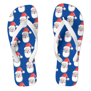 Santa Head Flip Flops