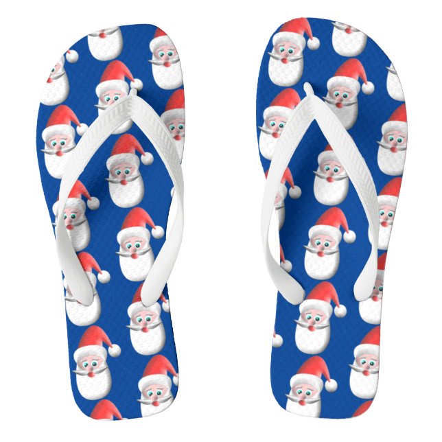 Santa Head Flip Flops (Fußbett)