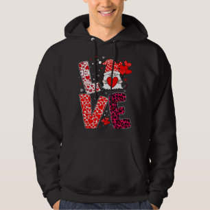 Santa Hearts Valentinstag 2023 Herz Hoodie