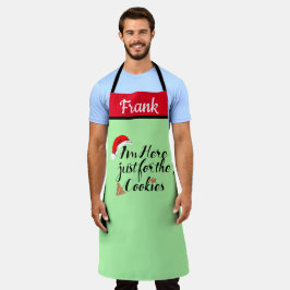 Santa hier nur für Cookies Personalisierte benutze Schürze
