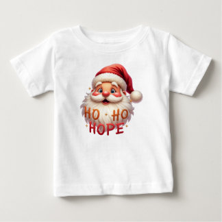 Santa Ho Ho Hope Baby T-Shirt