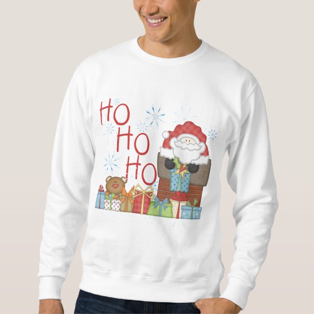 Santa Ho Ho Tshirts und Geschenke (Vorderseite)