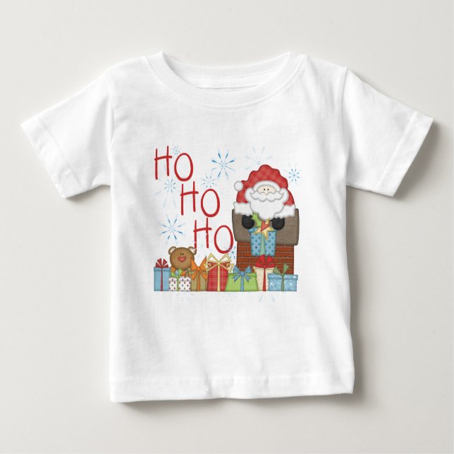 Santa Ho Ho Tshirts und Geschenke (Vorderseite)