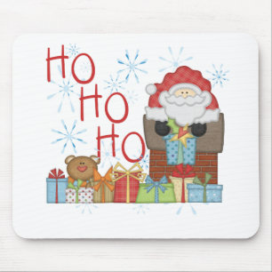 Santa Ho Ho Tshirts und Geschenke Mousepad