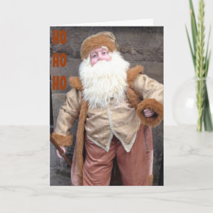SANTA HOFFNUNG SIE HABEN JINGLE ON/HO HO HO HO FEIERTAGSKARTE
