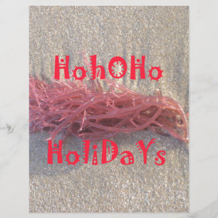 Santa HoHoHo Frohe Weihnachten aus den Farben am S Briefbogen