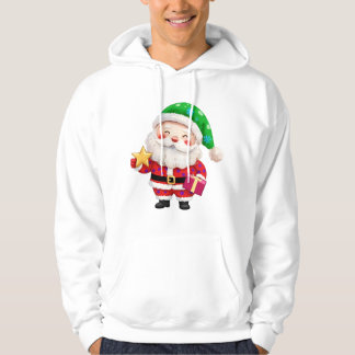 Santa Holding Star & Gift Hoodie