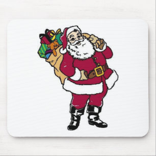 Santa Holds Toys Mousepad