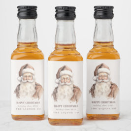 Santa Holiday Favoriten Mini Liquor Flaschen Etike Alkoholflaschenetikett