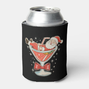 Santa Hot Mess Martini Glas Weihnachten Xmas Dosenkühler
