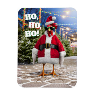Santa Huhn Magnet