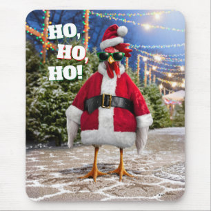 Santa Huhn Mousepad