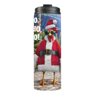 Santa Huhn Thermosbecher
