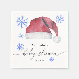 Santa Hut - Babyparty Serviette