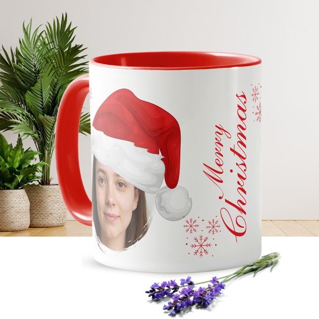 Santa-Hut individuell gestalteter Fotobecher | Per Tasse (Von Creator hochgeladen)