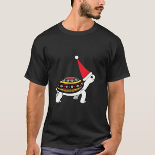 Santa-Hut-Schildkröte - Vintage Meeresschildkröte  T-Shirt